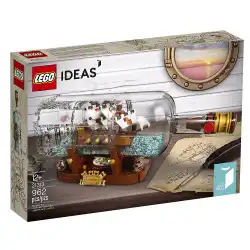 レゴレゴのアイデア21313コレクションボトルシップ初版スポット絶妙な創造的な素晴らしいビルディングブロック