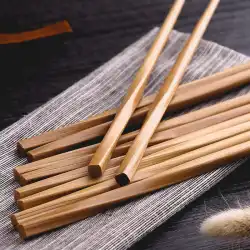ツイスト竹箸使い捨てではないなんず家族が積んだ竹箸和風無垢材の先の尖った箸
