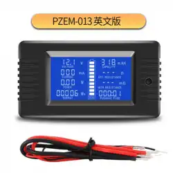 LCDバッテリーテスター電圧電流容量内部抵抗消費電力表示0-200V10A50A300A