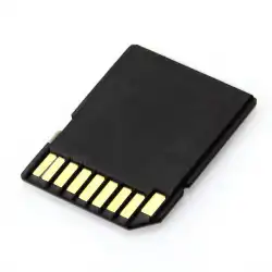 ブラックマイクロSDTFSDHCからSDカードメモリーカードホルダーI038664