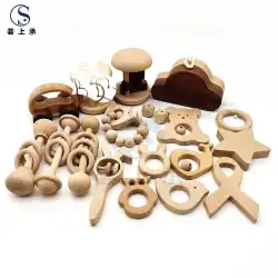木製赤ちゃんおもちゃ歯が生えるガム木製ガラガラオルゴールおもちゃアクセサリーおもちゃ車おもちゃ木製サークル