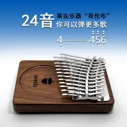 シードフルーツ24トーン2層サムピアノコロンバスプレートカリンバカリンバフィンガーピアノ楽器