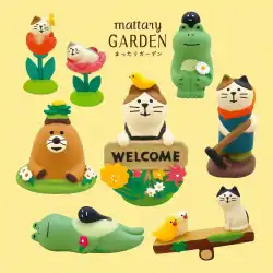 デコール日本の食料品春の庭の農場ウェルカムブランド猫ins女の子心創造的な工芸品小さな装飾品