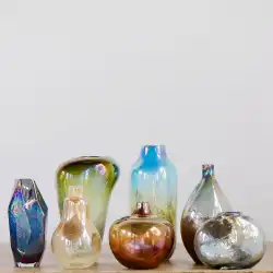 ガラス島2110T11手作り道具手動吹く外国貿易輸出ガラス花瓶家庭用花瓶装飾品