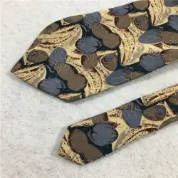 Vinptageヴィンテージ日本ヨーロッパとアメリカのシルクバロックシルク手作り装飾ネクタイ9-10CM4