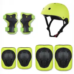 卸売子供用バランスカースクータリング保護具ヘルメット保護具セット子供ローラースケート保護具7個セット