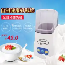 日本の汚れのないミルクボックスから1リットルの自動家庭用ヨーグルトマシンをカスピ海ヨーグルト納豆マシンに直接入れる