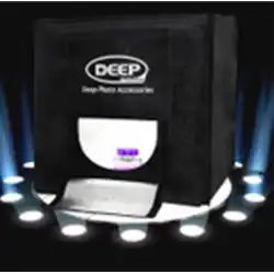 工場卸売DEEP80cm4ライトバージョンLEDスタジオセットプロの写真ライトボックスソフトボックス撮影スタジオ