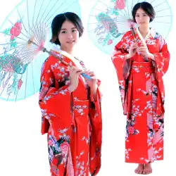 日本の女性の伝統的な着物のフォーマルドレスコスプレ写真アニメパフォーマンスステージ衣装浴衣