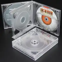 カスタム厚手のCDボックスレコードCDアルバム収納ボックスCD4ディスクディスクPS収納ボックス車VCDプラスチックボックス