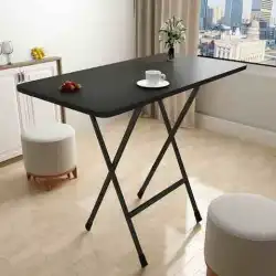 折りたたみ式テーブルダイニングテーブル家庭用小型ダイニングテーブルポータブル屋外折りたたみ式ストールテーブルスクエアドミトリーシンプルなベッドルームB7