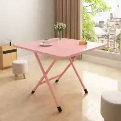 折りたたみ式テーブルダイニングテーブル小さなテーブルを食べる家の寝室の寮の正方形のテーブル屋外の屋台シンプルなダイニングテーブルポータブル2Z