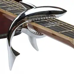 シャークギターカポクリップ亜鉛合金カポクリップシフトcaopエレキギタークリップカポカラーボックスパッケージ