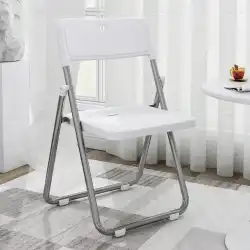 シンプルなスツール折りたたみ椅子バックチェアホームポータブルコンピュータチェアオフィスチェア会議用チェアオフィス寮の椅子