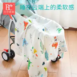 夏の薄片分娩室でのベビーガーゼ抱擁新生児綿ラップ新生児用品ベビーブランケットラップ