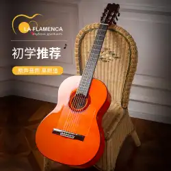 LaFlamenca手作りフラメンコギター初心者ヒノキ単板39インチ