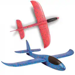フォーム飛行機モデルハンドスローグライダージャイロスコープ子供のおもちゃ屋外親子航空機モデルクリスマスプレゼント