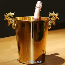 増粘ステンレス鋼シャンパンアイスバケット赤ワインバケットアイスバケットKTVバークラブは大きなアイスバケット唾を吐くワインバケットを供給します