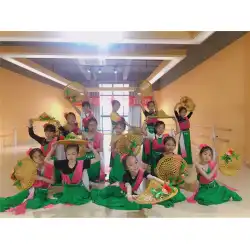 新大女子グループダンス小武沙尾舞台舞踊衣装孔雀舞踊民俗舞踊衣装