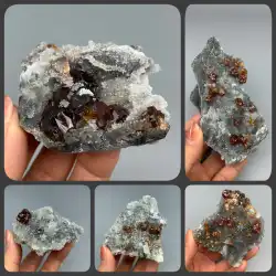 閃亜鉛鉱鉱物結晶鉱石標本粗宝石宝石飾り装飾用石コレクション私の教育標本