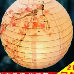 ランタンフェスティバル春中秋節スタイルのシャンデリア吊り飾りお祭り赤い手作り小さな折りたたみ古代中国日本風提灯