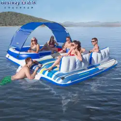 海の水泳ビーチ観光機器大型ウォータースポーツ浮島浮島日光浴水浮家