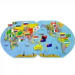 大きな三次元旗中国地図ジグソーパズル子供の知育おもちゃ