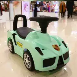 子供の車よよカーネット赤い車の音楽はスライドすることができます赤ちゃんは初心者のハンドルに座ることができます車のひねりB7