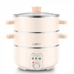 SuporZN26YK18電気蒸し器多機能家庭用3層大容量蒸し野菜アーティファクト多層自動蒸し器