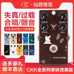 CKK XianyinVicエレキギターストンプボックスオーバーロードファズディストーションディレイディレイコーラスビブラートリバーブ