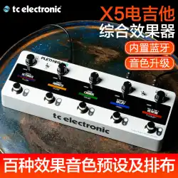 TC Electronic PlethoraX5Bluetooth包括的なエフェクターエレキギターリバーブディレイコーラスコレクション