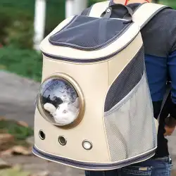 猫スペースバッグ猫バックパックペット犬旅行バックパックバック犬猫猫キャンバスポータブルキャビンスクールバッグ