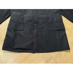 バリーカラースタリオンベーシックブラックフード付きジャケット
