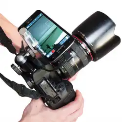 携帯電話カメラビューファインダーキヤノン一眼レフローカメラ撮影が大画面フリップスクリーンモニターホットシューブラケットになります