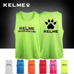 衣料品女子バスケットボールグループベストに対するKELMEサッカートレーニングベストグループ化は印刷可能K15Z248