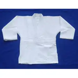 柔道スーツ子供用柔術武道標準長袖白夏カスタムスーツ練習着中華風ベルトウォッチ