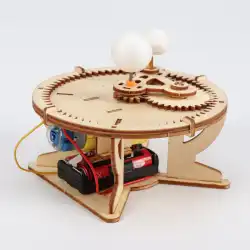 赤ちゃんパズルクリエイティブアッセンブリーdiy電気3ボール楽器子供の科学実験モデル宇宙惑星のおもちゃ