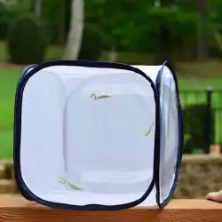 バタフライカマキリ繁殖ボックスケージは、昆虫採集と観察を受け取るために折りたたむことができますトンボコナガ繁殖ボックスケージ