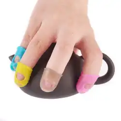 ファセナ指ぬき指カバー家庭用手縫いシリコンクロスステッチで指の労働保険を保護します。 。 。