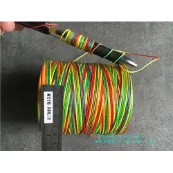 手縫いワックス糸1mmフラットワックス糸ウォーキングホースワックス糸/ウォーキングホース糸/セグメント染め色糸縫い糸DIY針糸