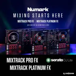 Numark Luma Mixtrack Pro / Platinum FXDJディスクプレーヤーコントローラーデジタルエフェクト