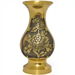 牡丹の花瓶の装飾品仏の供給のための蓮の供給ボトル仏教の仏は家庭の仏像のアンティークの浄水花瓶を供給します