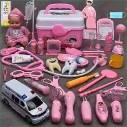 聴診器の子供のおもちゃの子供のシングルm聴診器の男性と女性の子供の医師は、O-tool看護師を使用して医師に診てもらい、家族の子供を演じます