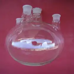 ガラス器具4つ口フラスコ10L / 40 * 24 * 3丸底フラスコ反応フラスコミントガラス