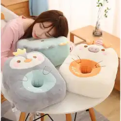 日本のGPお昼寝枕学生横臥枕オフィス昼休みテーブルの上に横たわっている女の子睡眠アーティファクトハンドウォーマー枕