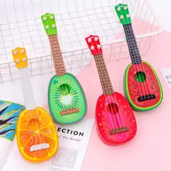 子供のギターの赤ちゃんのおもちゃのビブラートネット赤いウクレレシミュレーション演奏楽器初心者学校ギフト