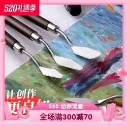 油絵スクレーパーヘビーカラースティックスクレーパー学生は油絵スクレーパー油絵ナイフピックナイフを使用してグアッシュ顔料を使用して着色します