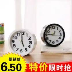 創造的な学生の子供の目覚まし時計ベッドサイドテーブル時計電子人格時計クラフト時計リビングルーム小さな飾り時計