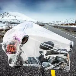 使い捨て透明オートバイ衣類自転車カバーpeフィルム防水性と防塵性はカスタマイズすることができます電気自動車カバークロスボーダーl23