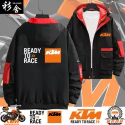 KTMヘビーモーターサイクルライディングオフロードモーターサイクルレーシングペリフェラルジャケットフード付きメンズおよびレディースジャケット、パーカートップの服